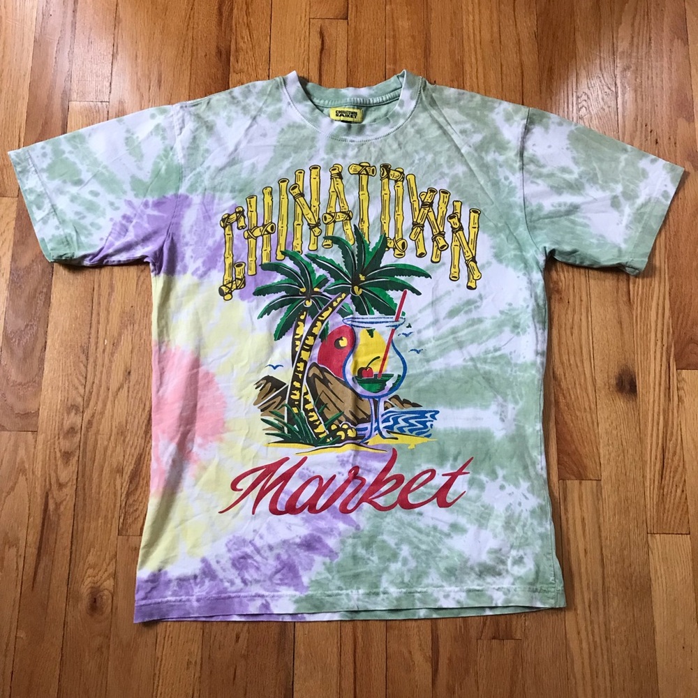 Chinatown Market Tie-Dye Graphic T-Shirt Large